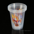 Tasses en plastique jetables matérielles de smoothie de 420ml FDA PP avec des couvercles